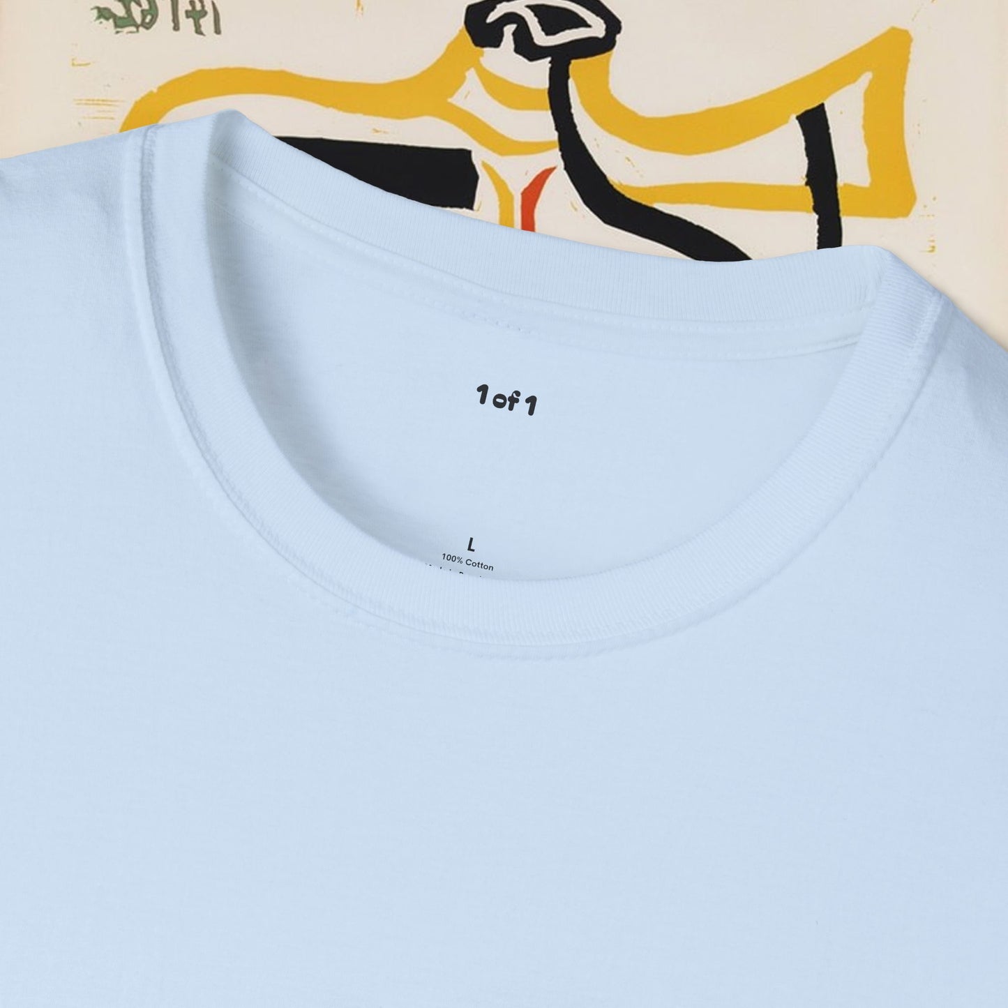 Arabic Calligraphy & Guitar Art T-Shirt