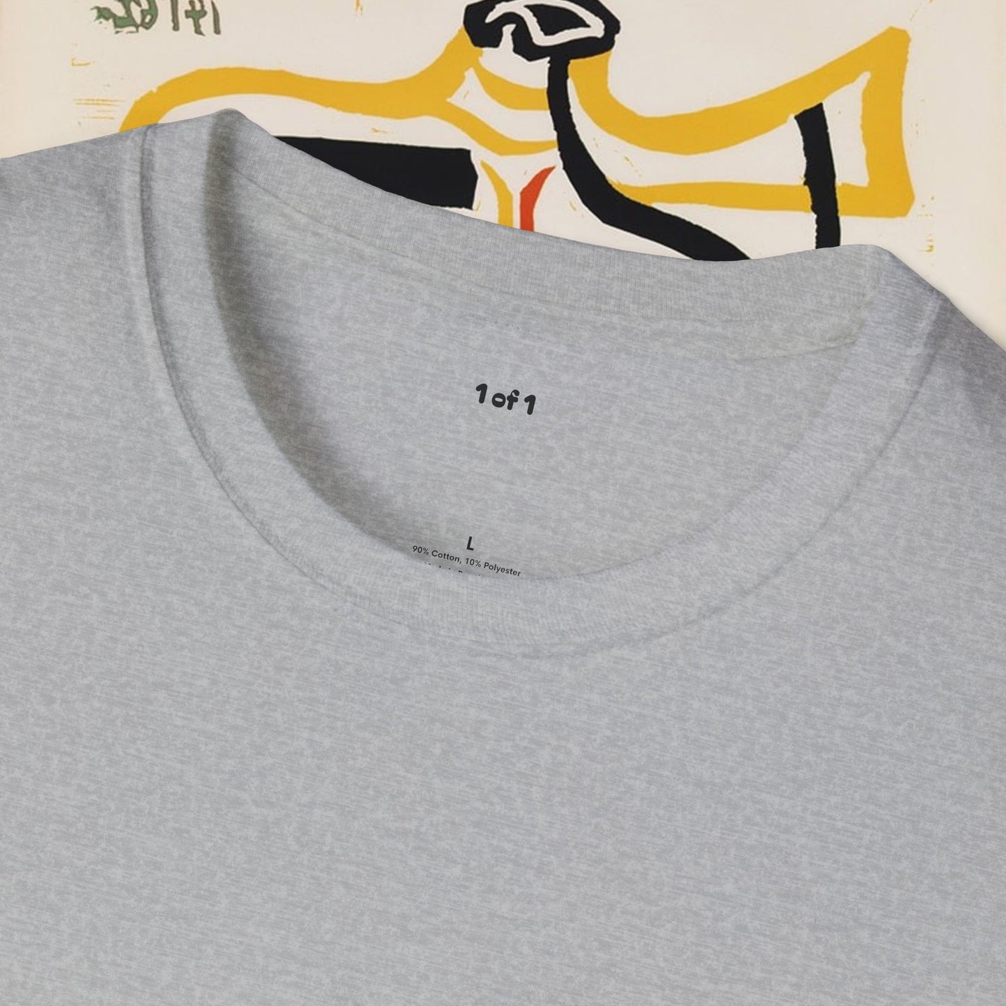 Arabic Calligraphy & Guitar Art T-Shirt