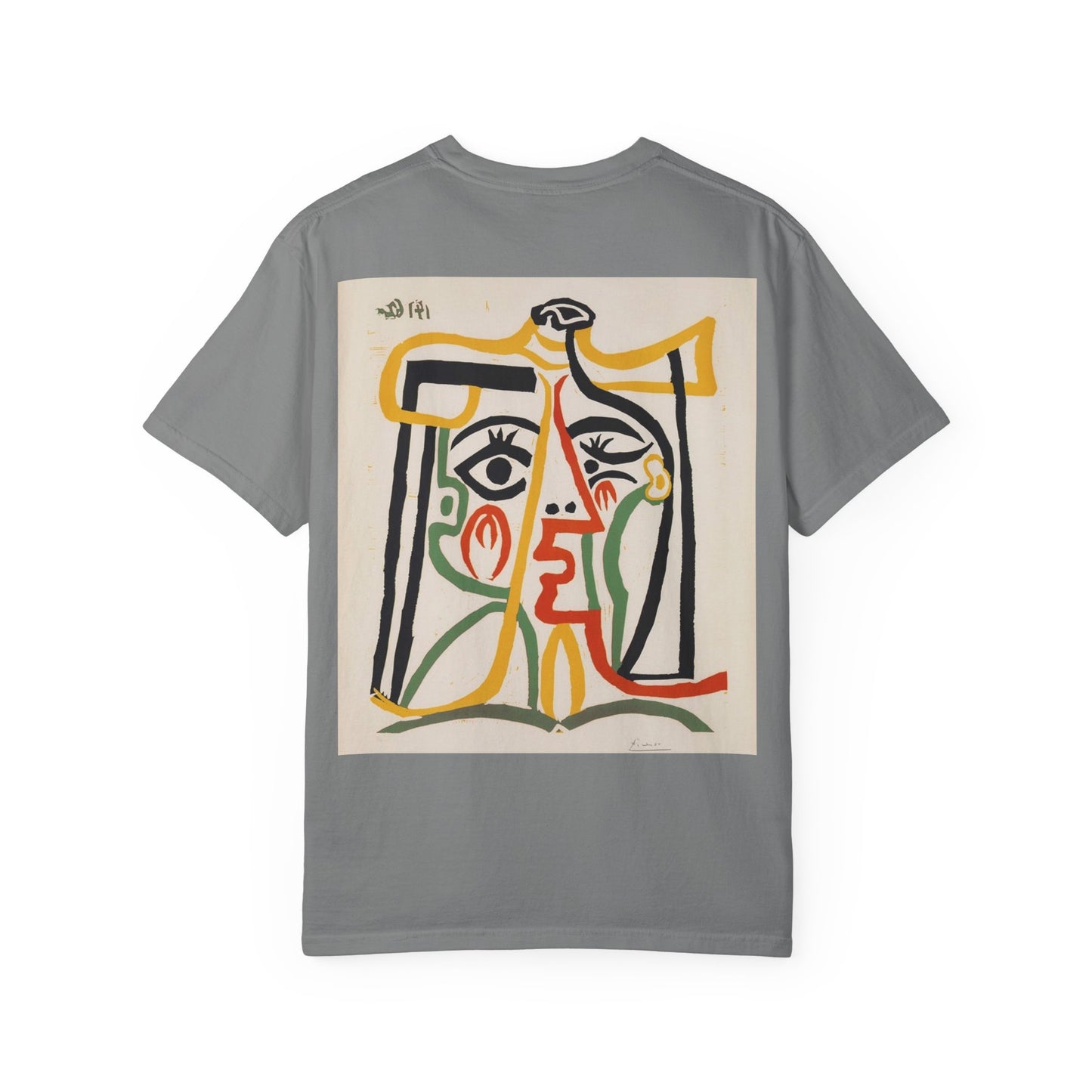 Abstract Picasso-Inspired Graphic T-Shirt