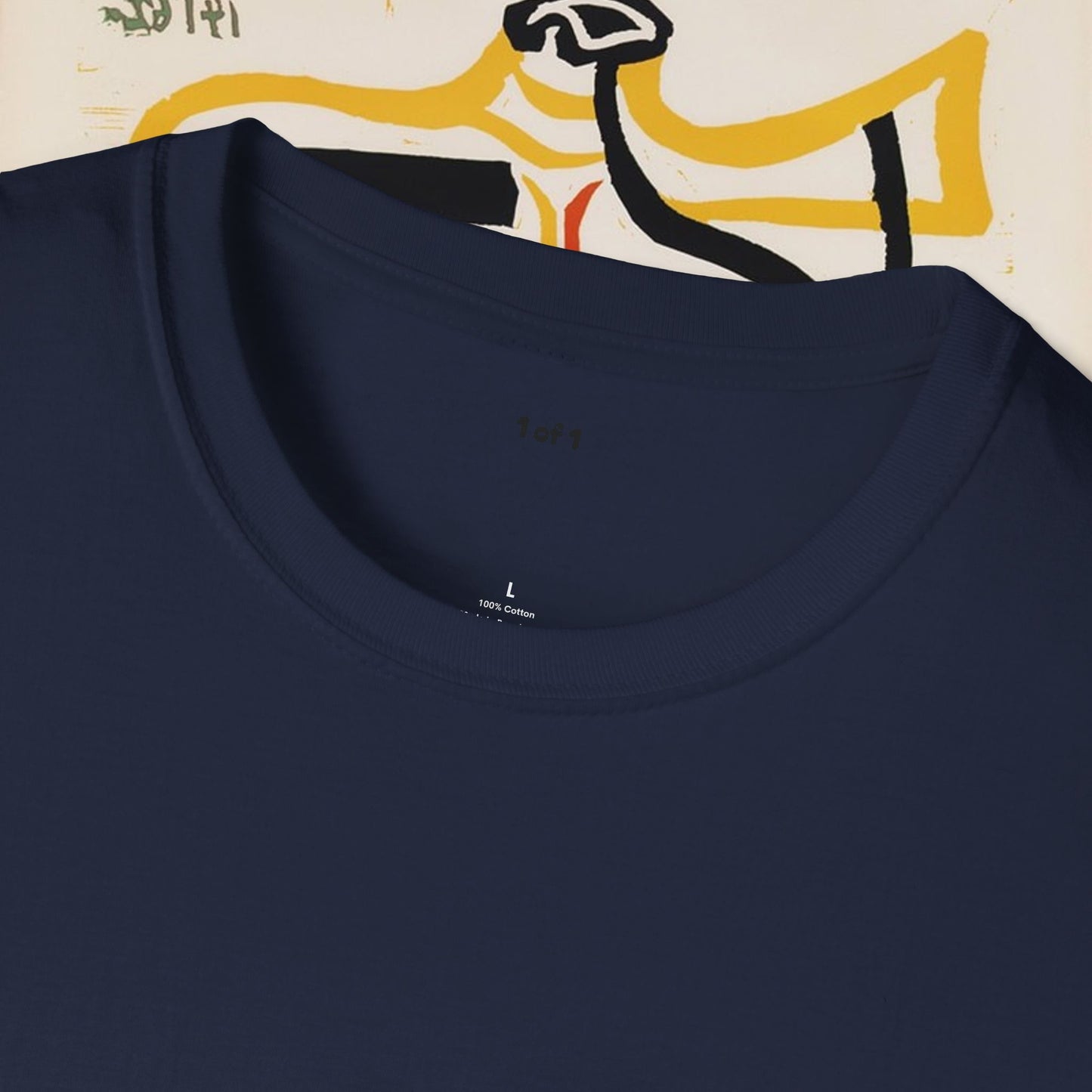 Arabic Calligraphy & Guitar Art T-Shirt