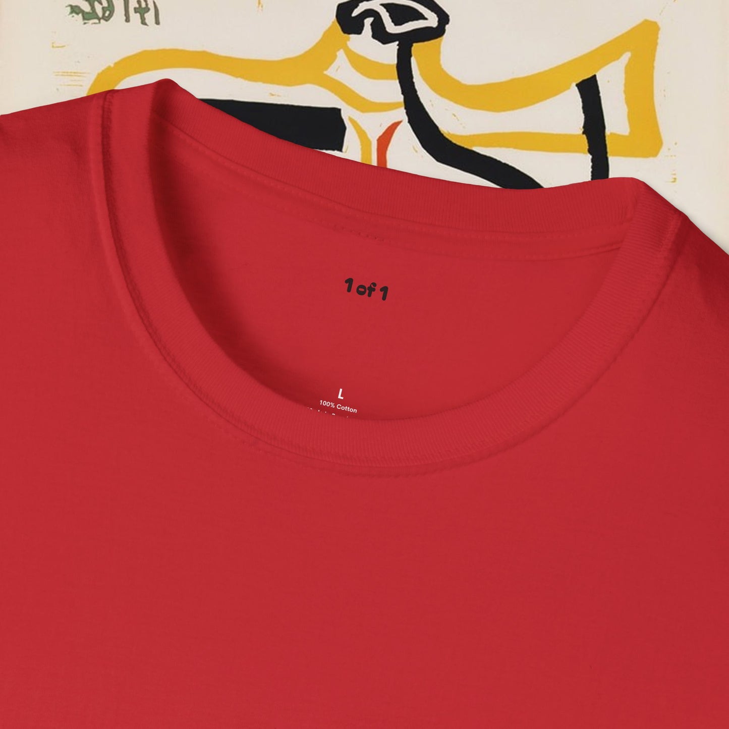 Arabic Calligraphy & Guitar Art T-Shirt