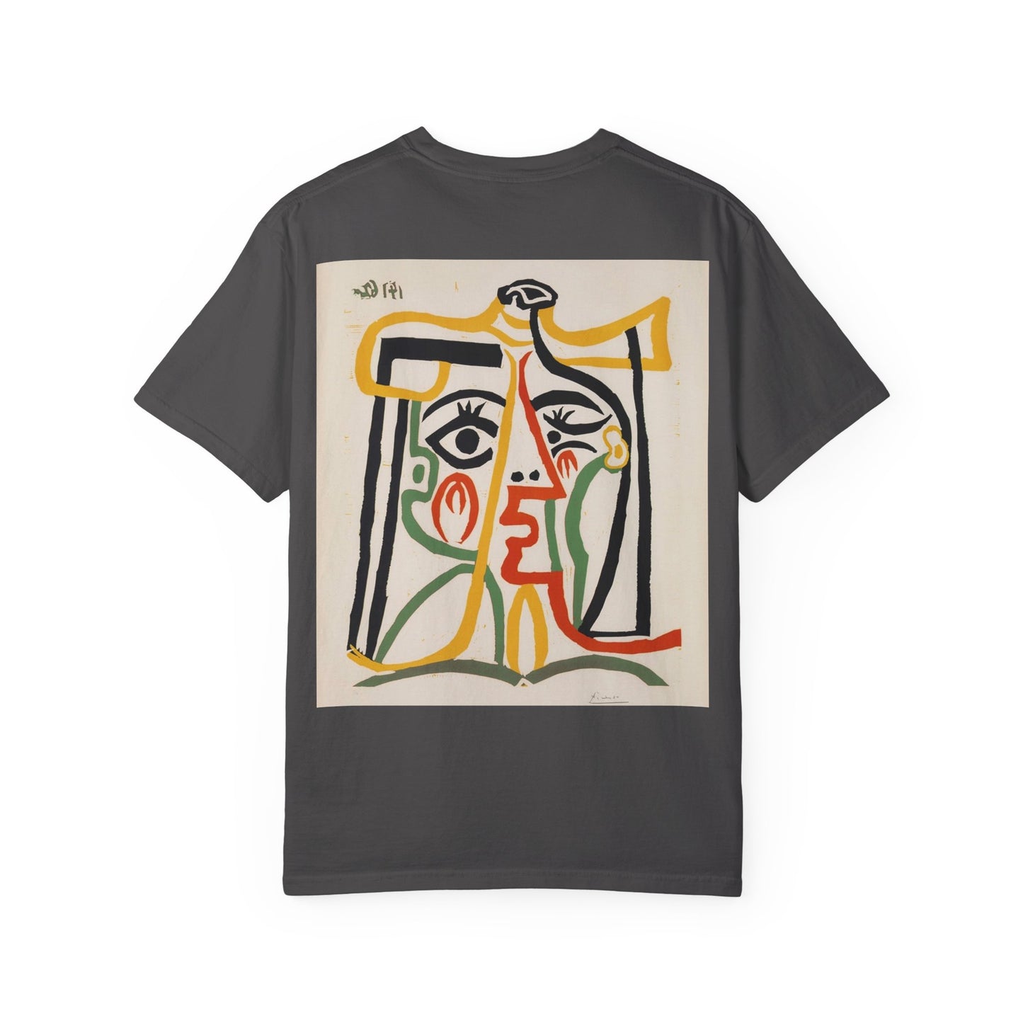 Abstract Picasso-Inspired Graphic T-Shirt
