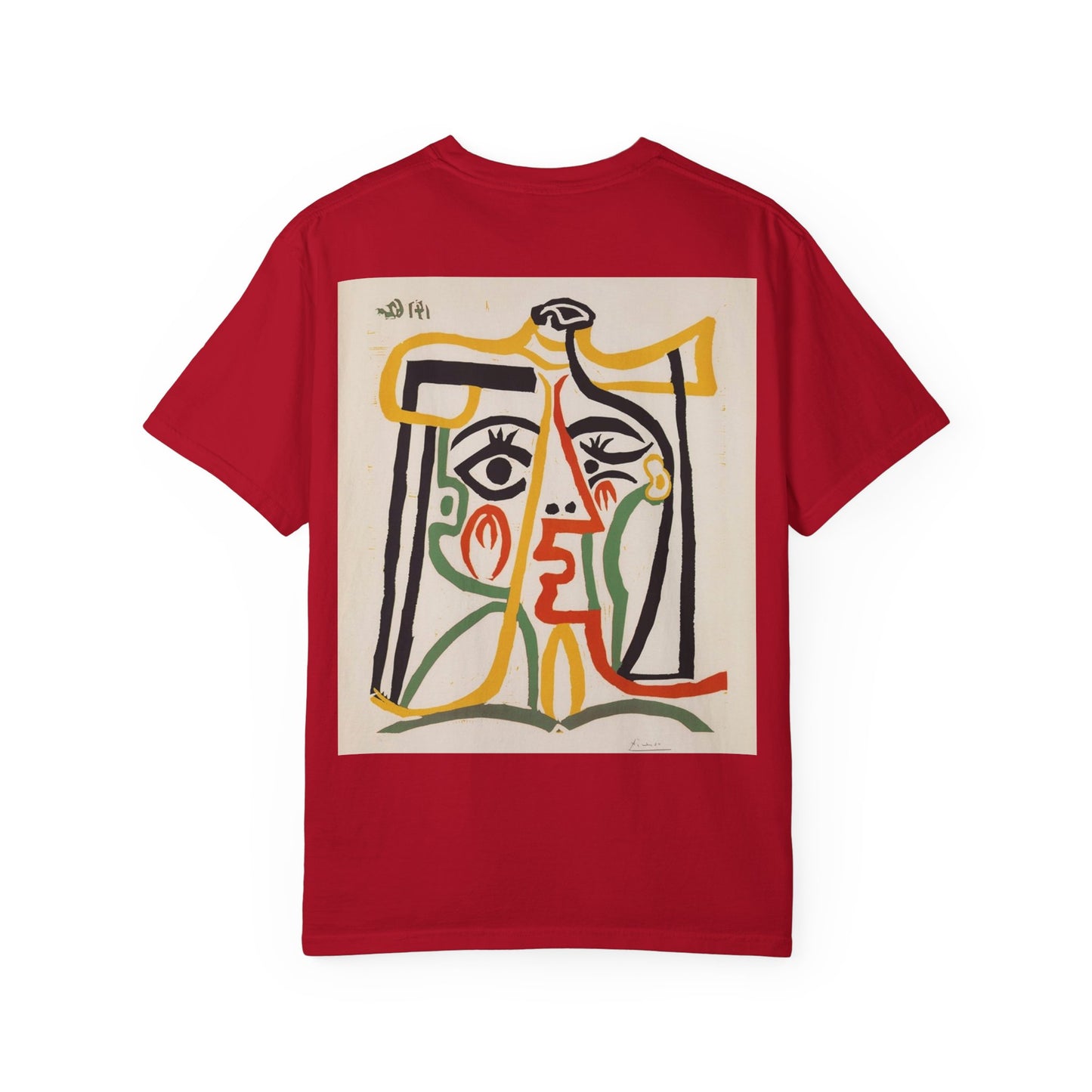 Abstract Picasso-Inspired Graphic T-Shirt