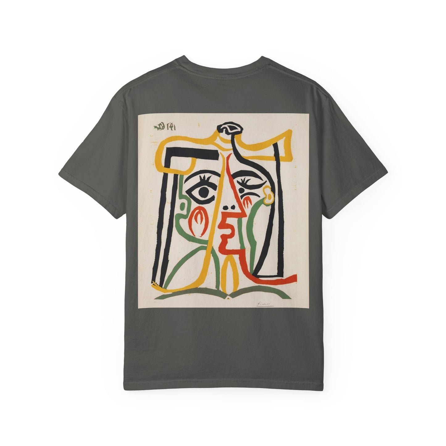 Abstract Picasso-Inspired Graphic T-Shirt