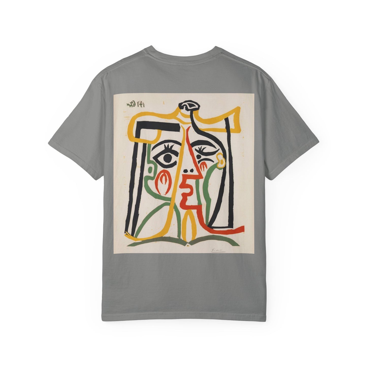 Abstract Picasso-Inspired Graphic T-Shirt