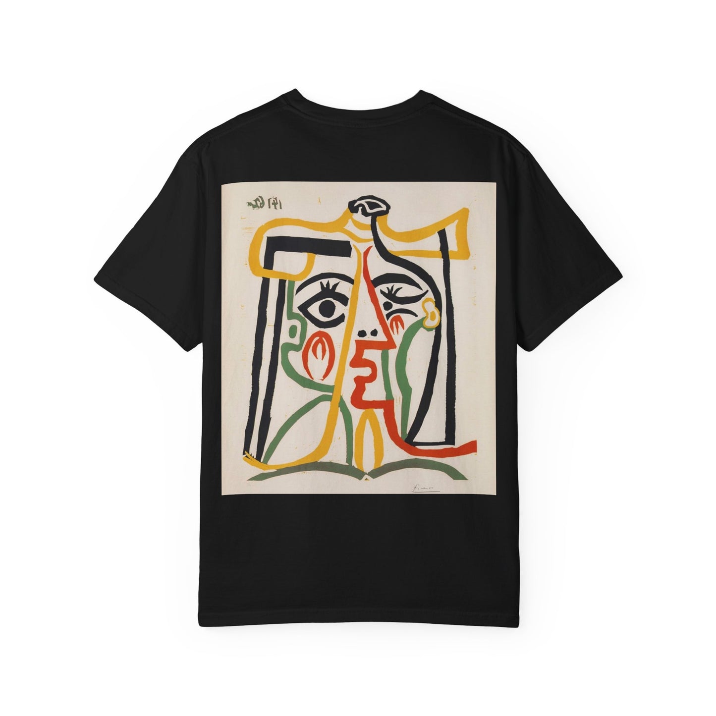 Abstract Picasso-Inspired Graphic T-Shirt